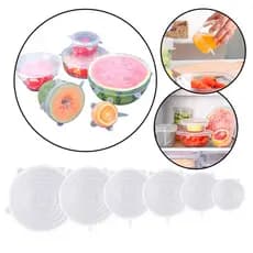 Tampa de Silicone Ajustável 12 Peças