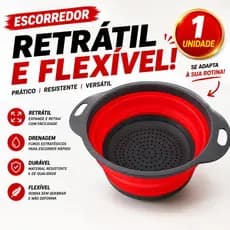 Escorredor de Alimentos para Macarrão Arroz e Legumes