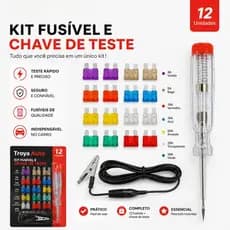 Fusível Mais Chave Teste Energia Elétrica Automotiva