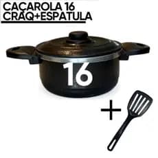 Caçarola Panela Alumínio Polido Craquelado Nº 16