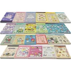 Direto Do Japão Bloco De Notas Sanrio Mini Papel 2design 100 Folhas Papelaria (Pequenas Estrelas Gêmeas , My Melody , Cinnamoroll , Pompompurin , Pochacco , Kuromi , KerokeroKeroppi , Hangyodon , Goropikadon , Marroncream , Hapidanbui , Personagens)