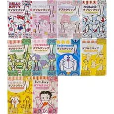【Direct from Japan】Sanrio, Japan Anime Double Paper Clip 3 pcs Set Pinch 2.5 cm Office Stationery (Hello Kitty, My Melody, Little Twin Stars, Pochacco, KerokeroKeroppi, Tuxedosam, Doraemon, Pikachu, Rascal the Raccoon, Betty Boop)