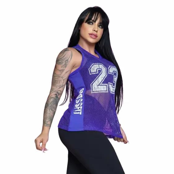 Regata Furadinha Feminina de Academia Moda Fitness