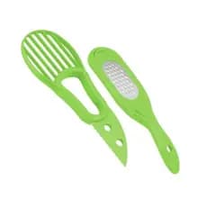 Kit Com 2 Descascador de  Legumes e Frutas Plastico - Ralador de Verduras - Descascador de Verduras