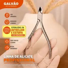 Kit 5/4/3/2 Alicates Unha AFIADO Profissional Premium Cutícula Manicure Ferramenta Pedicure Esmaltac