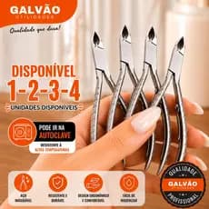 Alicates para Unha Profissional Premium  Cutícula Manicure Ferramenta Pedicure Esmaltacao
