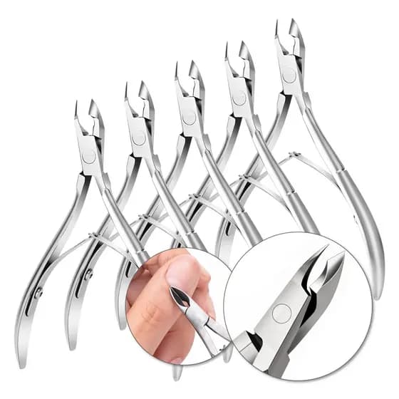 Alicate Afiado De Cutícula Unha Manicure PROFISSIONAL Original Lâminas Esterelizável Aço Inox