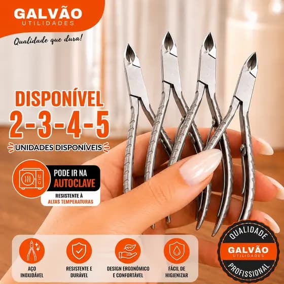 Alicates 2/3/4/5 Unidades Unha Profissional AFIADO Cutícula Manicure Ferramenta Pedicure Esmaltacao