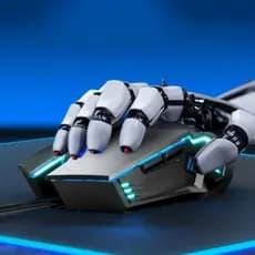 Mouse Gamer com Fio LED RGB – Alta Precisão para Jogos e PC