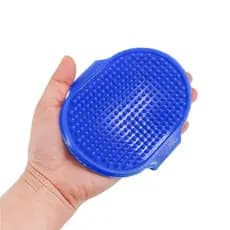 Escova de Silicone para Banho e Massagem de Pets Conforto e Higiene LCW-BW142 LUATEK