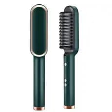 Escova Alisadora de Cabelo Elétrica Bivolt Alisa e modela 110/220V