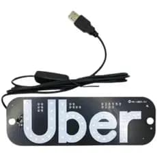 PLACA PARA MOTORISTAS DE UBER