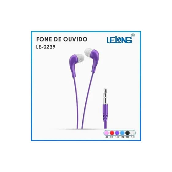 FONE DE OUVIDO SIMPLES LELONG LE0239