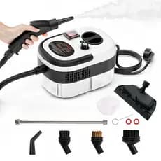 (110V)Limpador Vapor 2500W Alta Temp Pressão Esteriliza Cozinha Ar Cond Exaustor c/acessórios D14