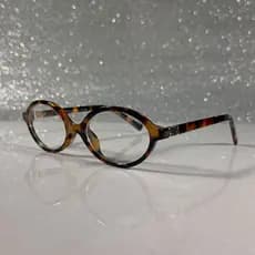 Óculos de armação oval estilo nerd, lentes lisas, armação pequena, óculos vintage sem maquiagem para mulheres
