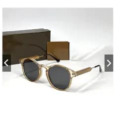 Óculos de sol retrô novos e na moda, com armação redonda transparente, estilo fashion internacional