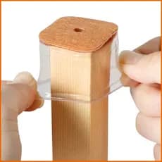 Kit de 16 Peças de Protetores de Silicone para Pés de Cadeiras e Mesas BAK5