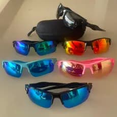 Óculos de Sol Esportivo Masculino UV400 Lente Espelhada Antirreflexo para Corrida e Ciclismo