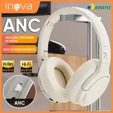 INOVA fone sem fio bluetooth ANC headphone sem fio dobráveis A qualidade de som Bluetooth 4.3HiFi