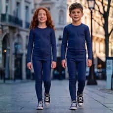 Conjunto Térmico Infantil Menina Conjunto Feminino Inverno Quentinho Roupa Menino Flanelada