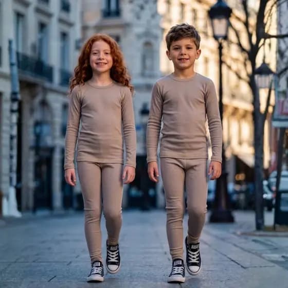 Conjunto Térmico Infantil Peluciado Blusa Calça Inverno Juvenil 04 a 14 Frio Segunda Pele Quentinho