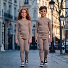 Conjunto Térmico Infantil Peluciado Blusa Calça Inverno Juvenil 04 a 14 Frio Segunda Pele Quentinho