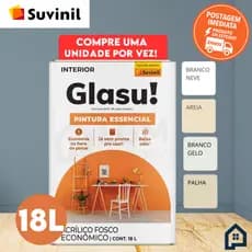 Tinta Acrílica Glasu Essencial 18 Litros Suvinil Cores