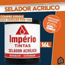 Selador Acrilico Profissional Exterior e Interior 16L - Império Parede Branco Premium