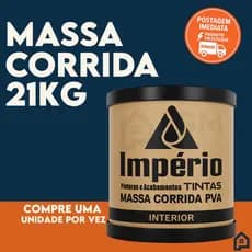 Massa Corrida PVA Revestimento 21kg Premium Acabamento Nivelador Fácil Aplicação parede PROMOÇÃO