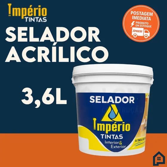 Selador Acrilico Interno e Externo 16L - Império de Parede Branco Fundo Preparador