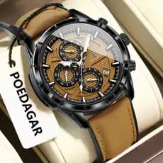 POEDAGAR Luminoso Relógio Masculino Legal Moda Cronógrafo À Prova Dwaterproof Água Homem De Pulso Quartzo Esporte Relógi