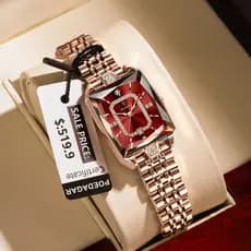 POEDAGAR Elegante Diamante Senhoras Relógio Quadrado De Aço Inoxidável Para Mulher À Prova Dwaterproof Água Data Quartzo