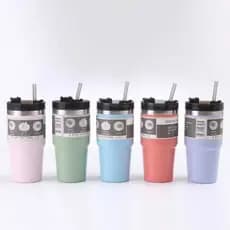 Caneca Automotiva Personalizada Dupla Camada em Aço Inoxidável 304, Copo Térmico, Copo de Café Portátil