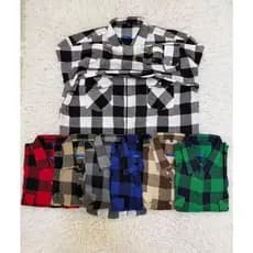 Camisa Xadrez FLANELADA Masculina Manga Longa Slim COM BOLSO