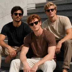 Kit 3 Camisetas Masculinas  Algodão 100% Básicas Casual Confortável Dia a Dia Ideal para Passeios