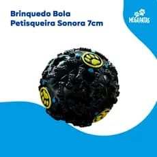 Brinquedo Bola Petisqueira Sonora 7 cm