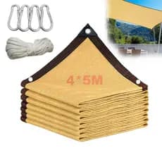4x5m Tela Sombreamento Toldo Sombrite Garagem Proteção 90%