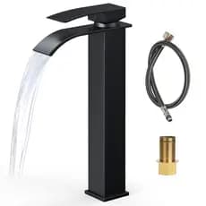 Torneira Banheiro Aço Inox 304 Monocomando Cascata Bica Alta