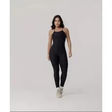 Macacão Longo Academia Gringa Modelador Fitness Yoga Moda Feminina Costa Núa