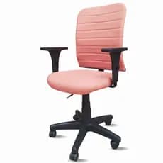 Cadeira Escritório Ergonômica Office Executiva Giratória C/Rodízios Braço Regulável Rose Confortável Costura Esteirinha