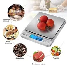 Mini Balança Digital Precisão Cozinha com pilha,pequena Profissional Portátil balança de alimentação