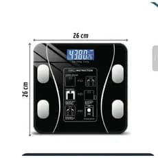 Balança Corporal Bioimpedância Profissional Bluetooth Balança Digital até 180kg Resultado no Celular