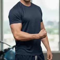 Camiseta masculina Dry fit esportiva de academia e treino de qualidade musculação e crossfit lisa