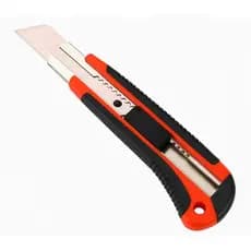Estilete Profissional Emborrachado com trava 18mm Universal