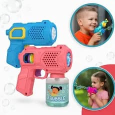 Brinquedo Lançador Bolha de Sabão 10 furos Bubble - Envio Imediato
