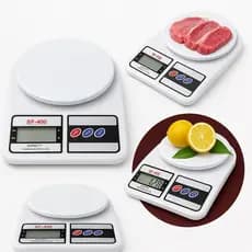 Balança Digital de cozinha Alta Precisão  de 1g a 10kg Balança de comida funçao Tare 2025