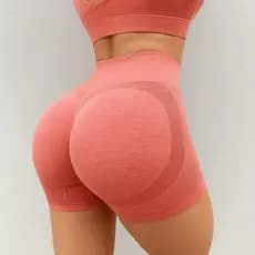 Shorts Academia Esportivo Fitness Confortavel Cintura Alta Modeladora Empina Bumbum 2025