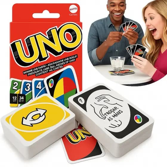 Jogo Uno Baralho Jogo Entre Família e Amigos de 2 a 10 pessoas - Envio Imediato