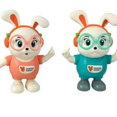 Luz Robótica Elétrica Cantando e Dançando Little Cute Rabbit Coelho - Envio Imediato