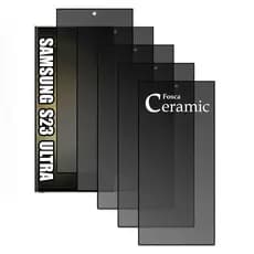 KIT Para Samsung Galaxy S23 Ultra - Películas de Privacidade Fosca 9D